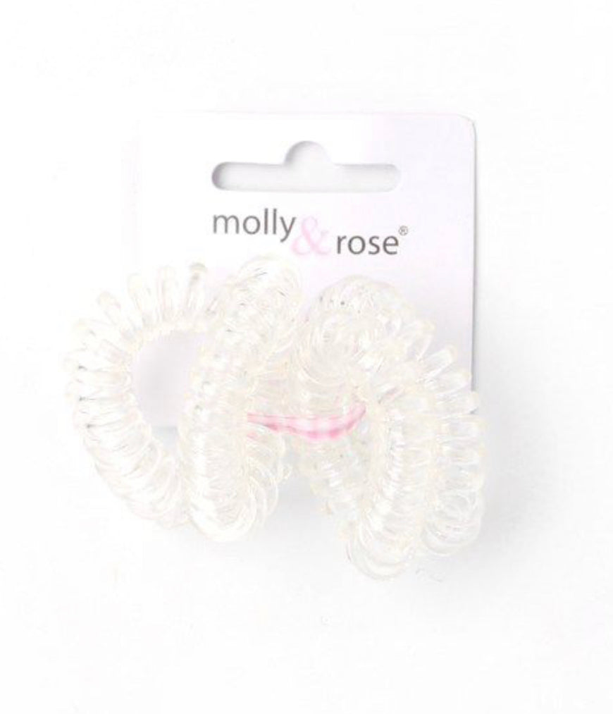 Small Telephone Cord Hair Ties