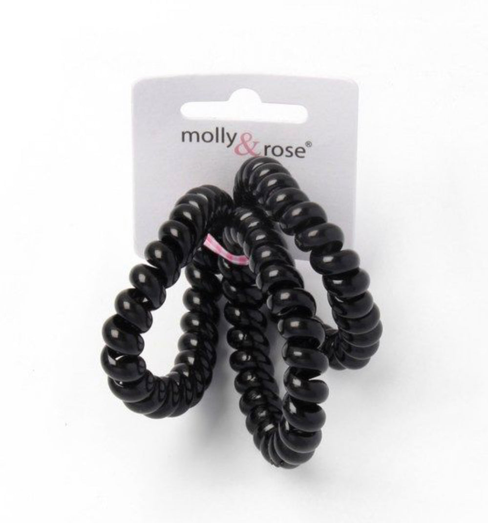 Large Telephone Cord Hair Ties