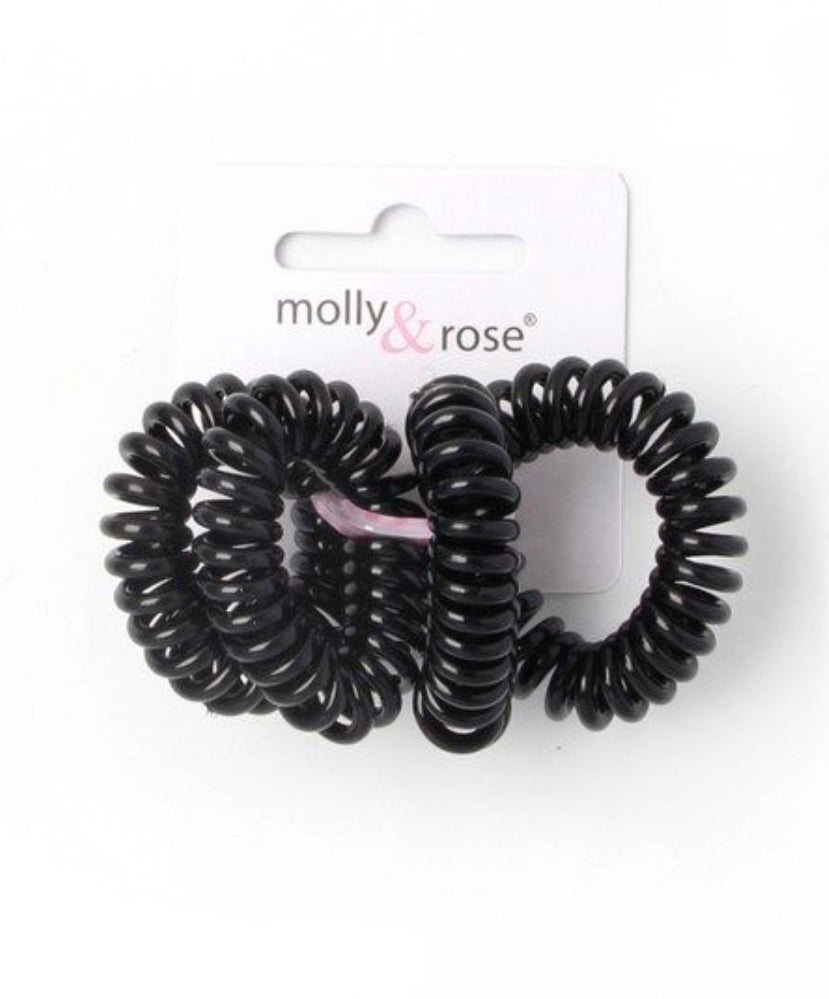 Small Telephone Cord Hair Ties