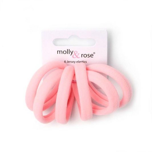 Pink Jersey Elastics