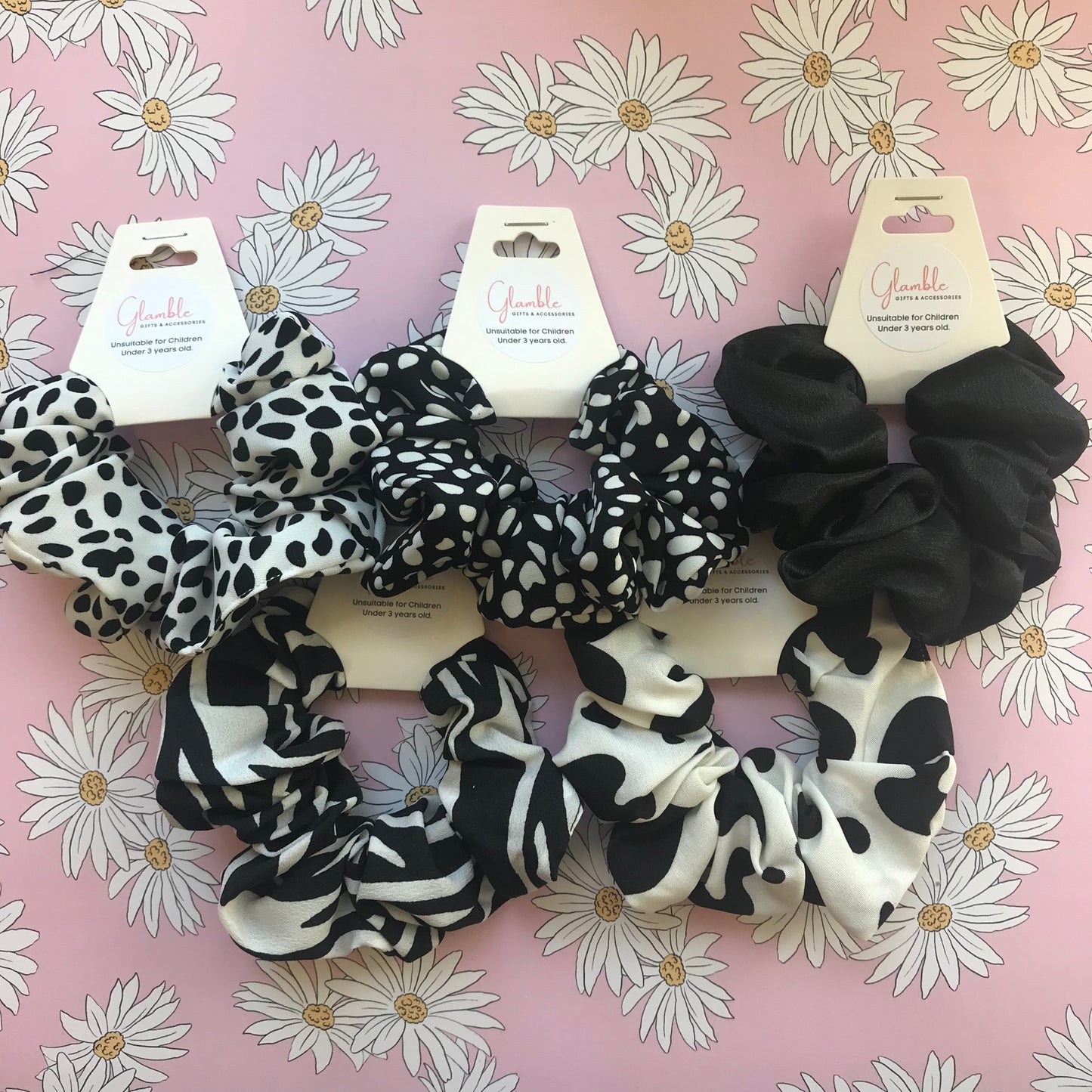 Monochrome Scrunchies